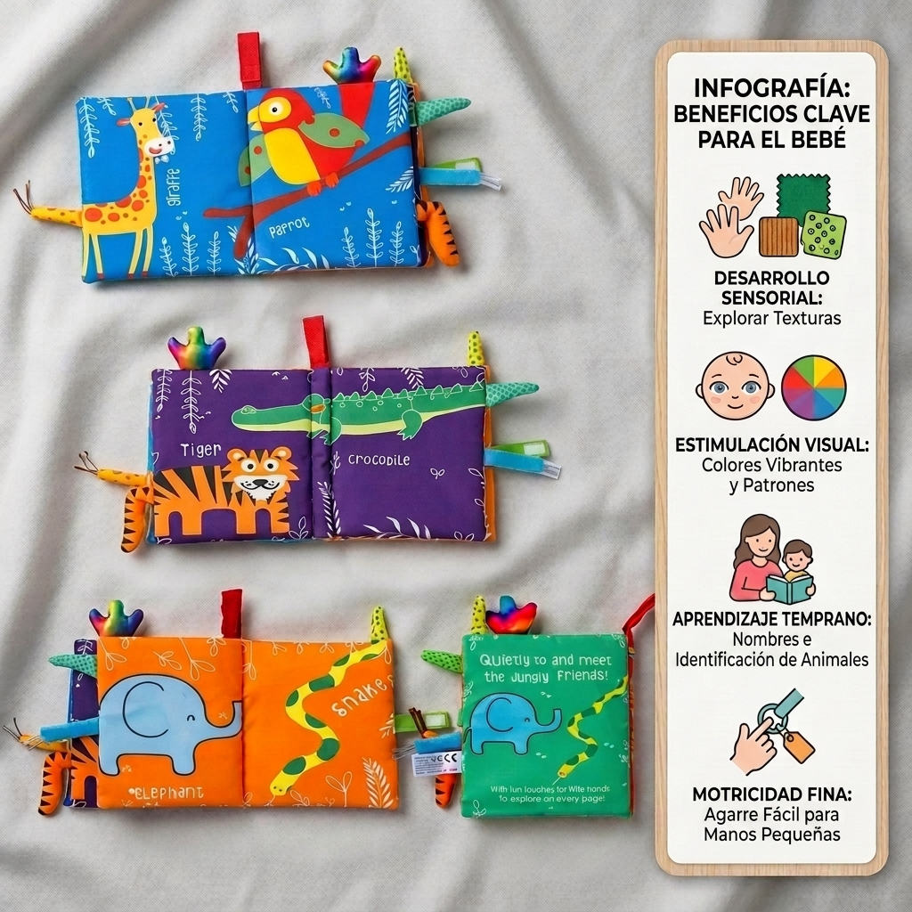 Kit de Estimulación Temprana Etapa 1 — Sensaciones Iniciales (0 a 3 meses)